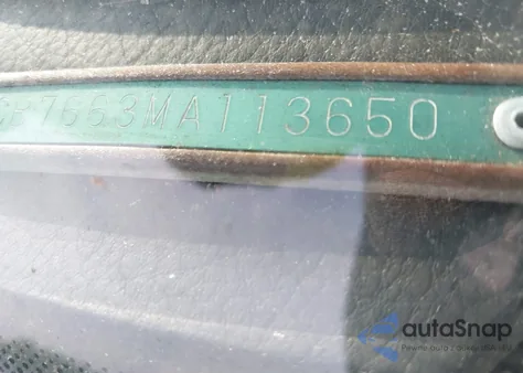 1991 Honda Accord Ex/Ex-R z USA, uszkodzony, nr VIN 1HGCB7663MA113650